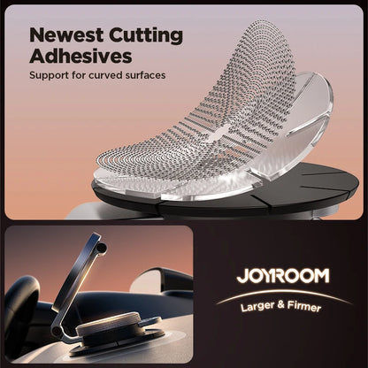 JOYROOM All-Metal Fordable Magnetic Phone Holder for Car 360° Rotation Strong Magnets Phone Mount Stand for Car Dash for iPhone