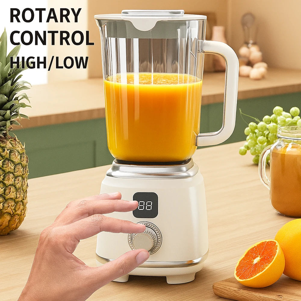 Portable Blender Cup 600ML Mini Juicer Mixer/3000mAh USB Rechargeable/10-Blade Powerful Motor For Smoothies/Vegetables