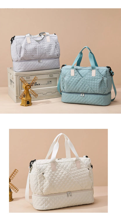 Large Capacity Travel Bags Luggage Organizer Bag Handbag Waterproof Portable Foldable Travel Clothes Storage Bag Shoulder Bags