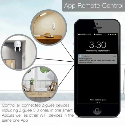 Tuya Zigbee Hub Smart Gateway Wi-Fi Bluetooth Mesh  Muti-Mode Wireless Bridge For Smart Home var Smart Life APP Remote Control