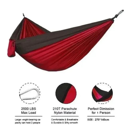 Lightweight Hammock Outdoor Gear Camping Hammock Portable Nylon Swing for Travel Hiking Backyard Beach Adventure Accessories