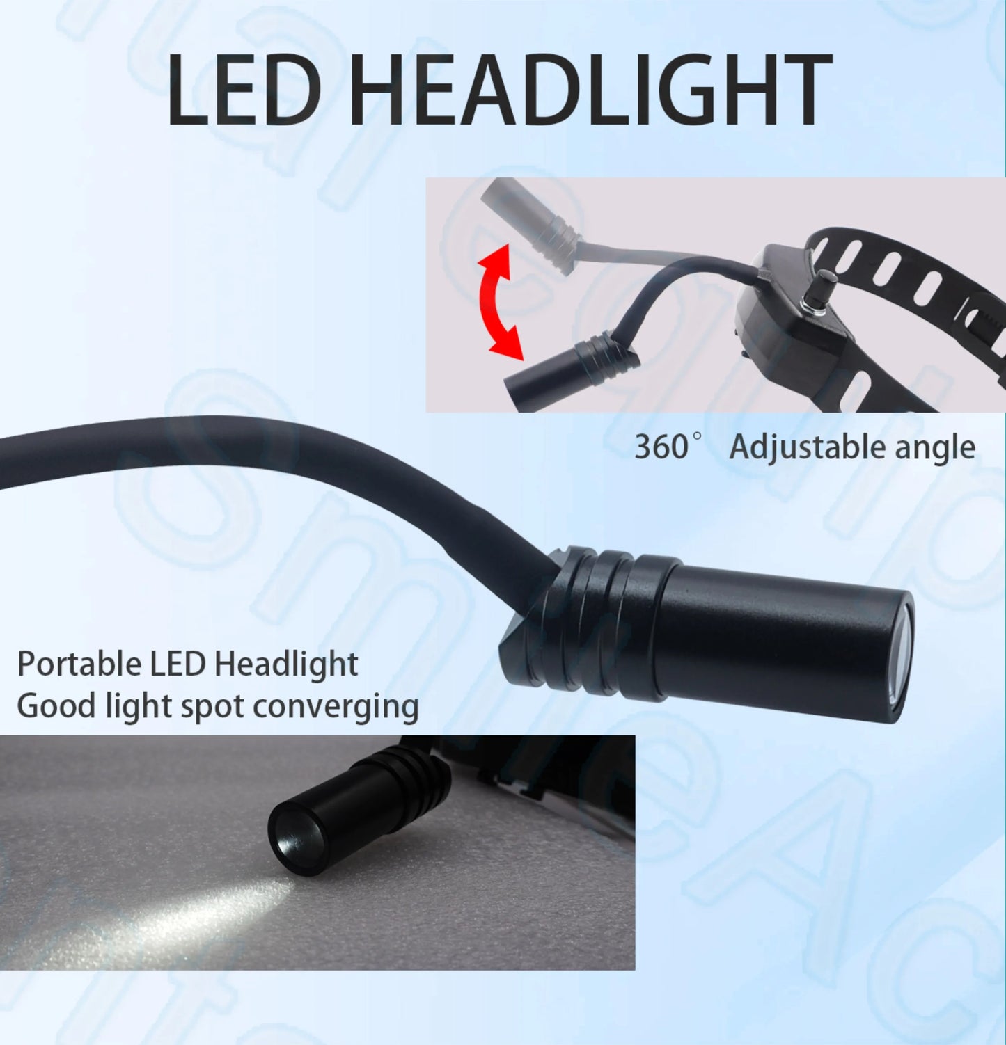Dental Headband Led Light Wireless Medical Oral Lamp Dental Unit Dentist Tool Surgery Operation Lamp for Lab Dentistry