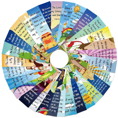 30PCS Church Bookmarks Inspirational Book Markers Religious Bookmarks Reading Scripture for Church Souvenirs Stationery Gifts