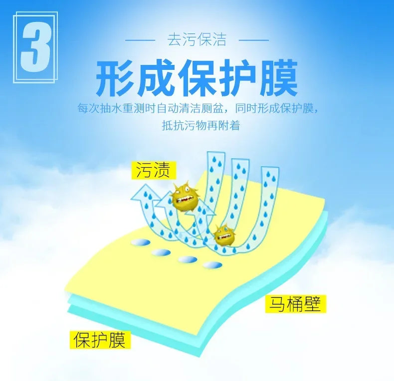 Toilet Cleaner Toilet odor removing and fragrant type household toilet deodorizing and cleaning agent