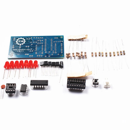Electronic Dice NE555 LED Module CD4017 DIY Kit 5mm Red LED 4.5-5V ICSK057A Electronic Module Fun Diy Electronic