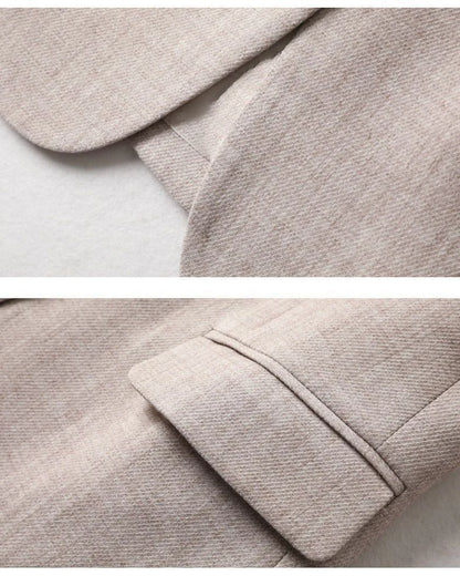 Office Lady Casual Blazers For Women 2024 Autumn Fashion Single Button Long Sleeve Outerwears New In Coats & Jackets Elegant