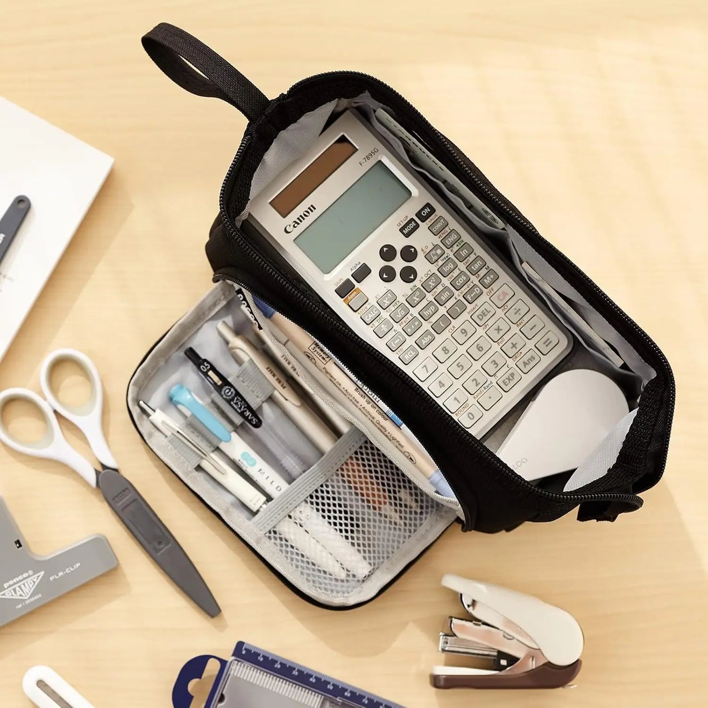 Super Large Capacity Pencil Case School Acsesories Pen Bag Student Box Back to School Office Supplies Statioenry Accessories