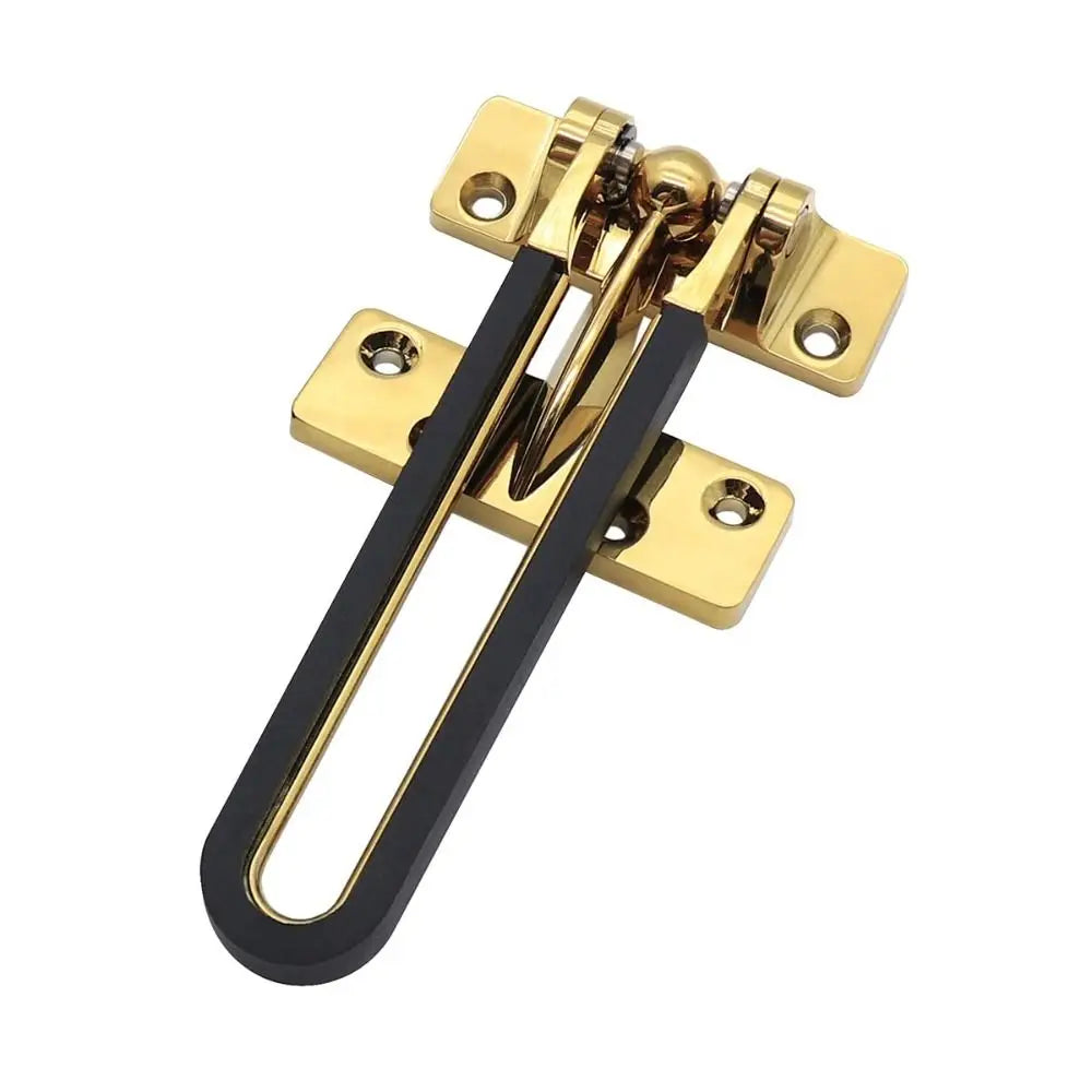 Durable Zinc Alloy Sliding Door Catch Solid Bolt Mute Door Buckle Anti-rust Security Door Hasp Bedroom