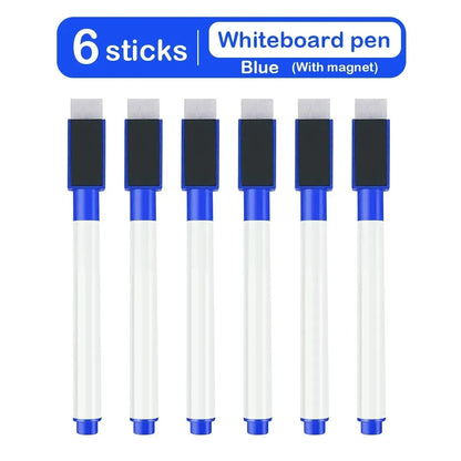 Multi-color optional magnetic whiteboard pens can absorb erasable markers office cultural and educational supplies