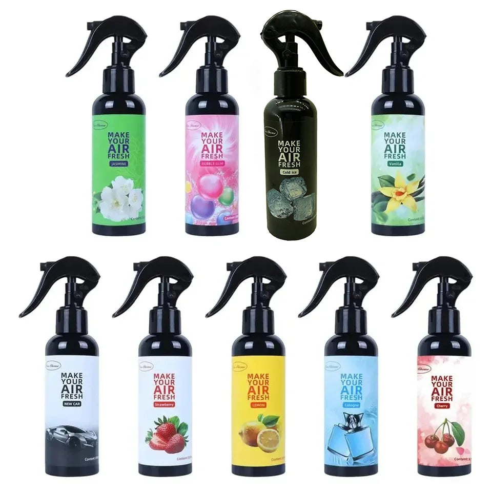 1pcs 150ML Car Air Freshener Hand Spray Perfume Odor Eliminator Essential Long-Lasting Home Air Purification Deodorization