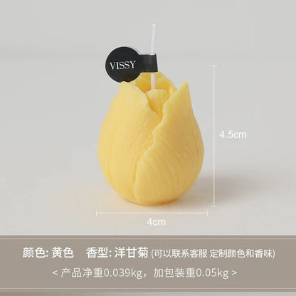 Tulip Scented Candles Gifts Handmade Birthday Gifts Decorative Ornaments Flower Shaped Candles