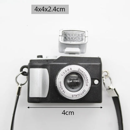 Camera Can Flash 3D Fridge Magnets Resin Creative Refrigerator Magnets Sticker Handicraft Tourist Souvenir Gift Home Decoration