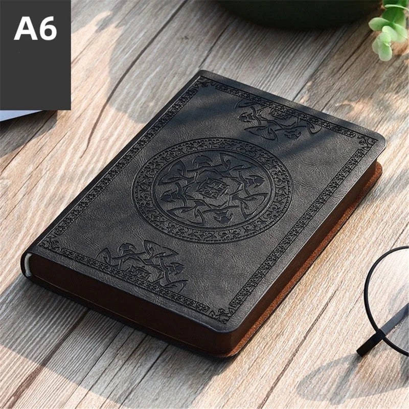 2025 New Portable Vintage Leather Notebook Diary Journal Stationery Gift Portable And Easy To Use