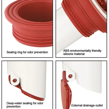 Universal Fast Drainage Floor Drain Core Bathroom Sewer Seal Leak Anti Odor Floor Strainer Plug Floor Shower Drain Stopper