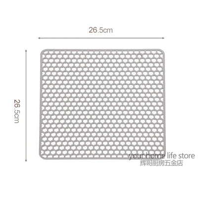 Sink Protectors for Kitchen Sink,Silicone Sink Mats for Bottom of Kitchen Sink Grid Accessory,Non-Slip Sink dish drying Mat
