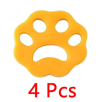 Reusable Cat and Dog Hair Clothes Bedding Lint Remover (Laundry V Animal Hair Catcher for Washing Tools Removes From Pet Machine