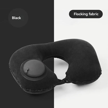 Inflatable Pillow Travel Portable Neck Protection Pillow Press Inflatable U-shaped Pillow Travel Storage Neck Pillow 2025 New