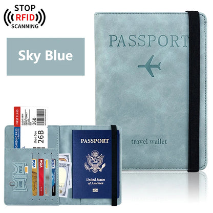Passport Holder for Travel Essentials  Passport Wallet Cover Case for Travel  Accessories,Passport Book Holders for Women/Men