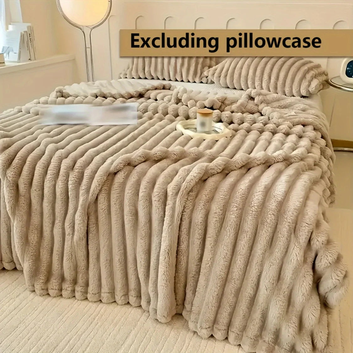 Double Sided Soft Shawl Blanket - Thick Warm Cover Blanket, Air Conditioning Blanket, Office Nap Blanket