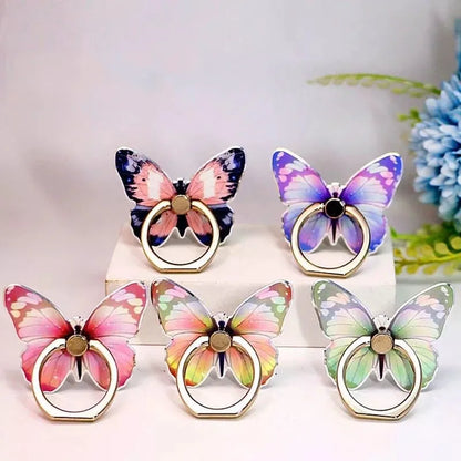 Luxury Universal Beautiful Butterfly Mobile Phone Handle Holder Suitable Mobile Phone Ring Holder Mobile Phone Holder Socket