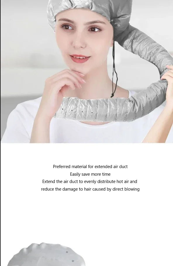 1PCS Hair Dryer Hair Hat Electric Hair Dryer Hair Dryer Hat Can Be Connected to a Hair Dryer Bathroom Hair Dryer Hat Heating Hat
