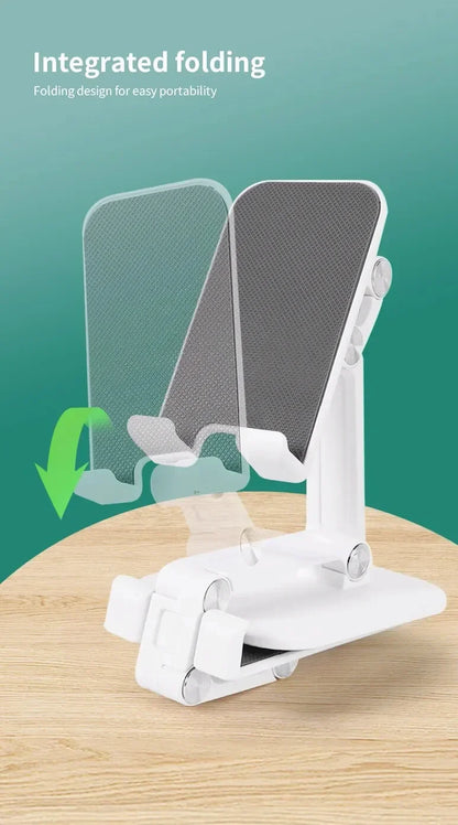 Desktop Phone Holder Can Be Freely Raised And Lowered, Adjustable In Height, Foldable, Portable Tablet For Live Streaming
