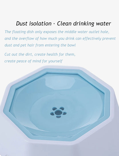 Anti-splash Water Bowl Dogs Drinker Slow Drinking Bowl Non-Wetting Mouth Anti-Overflow Water Feeding Dog Waterer Pet Accessories