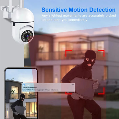 Smart Wifi Camera Video Surveillance IP Cameras Outdoor Security Protection Monitor 4.0X Zoom Home Wireless Waterproof Cam