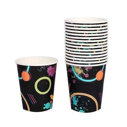 Glow Party Table Covers Neon Party Tablecloths Party Tablecloths Disposable Plastic Neon Glow Table Cloth Birthday Party Supplie