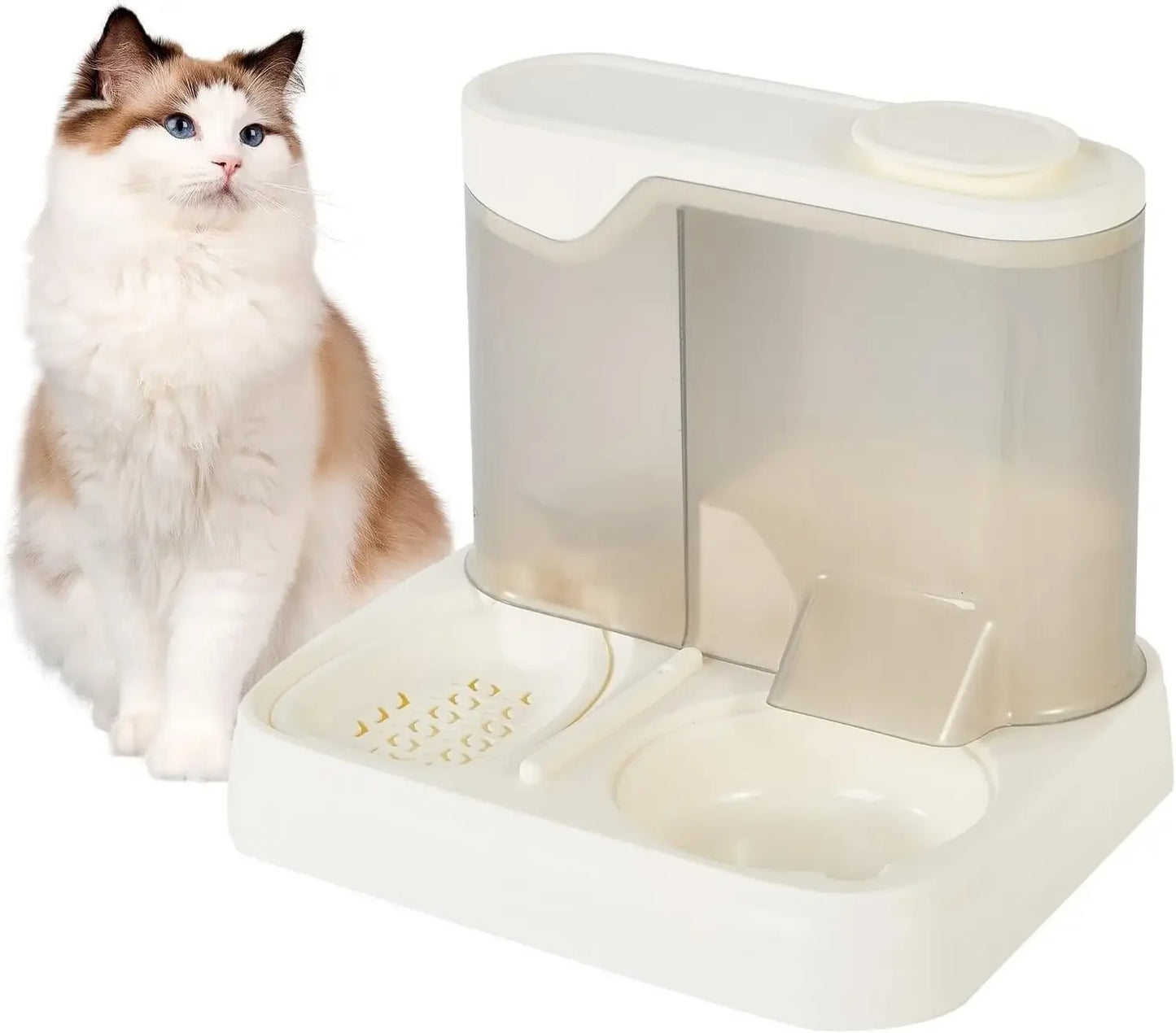 Automatic Cat Feeder FeederDog Feeder Automatic Suitable for Pets Such As Cats and Dogs Feeding and Drinking in One