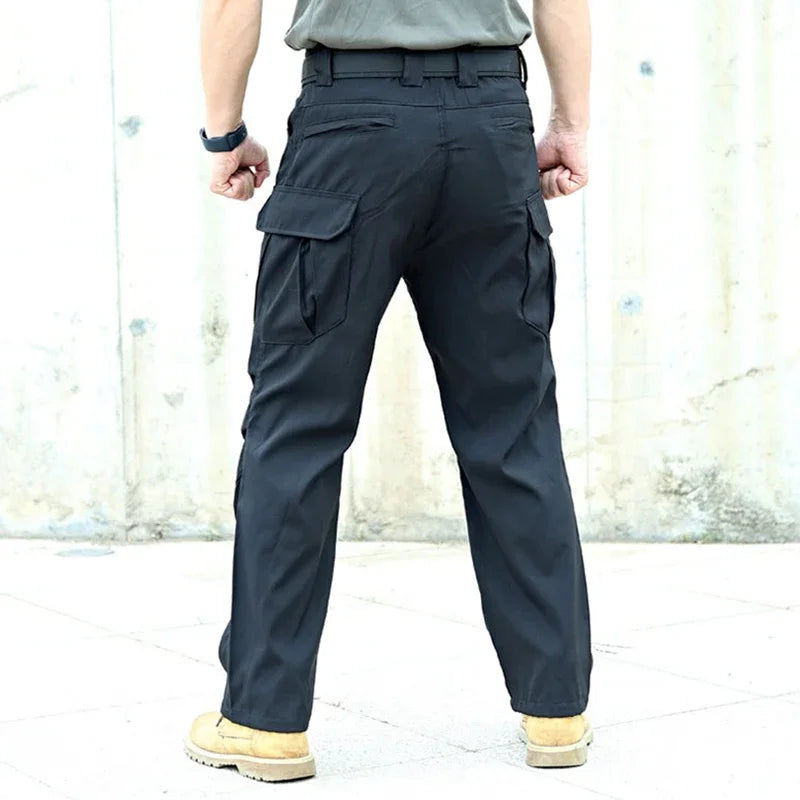Casual Man Pants Multi-Pocket Tactical Cargo Pants Wear-resistant Combat Men's Cargo Pants Hiking Joggers Trousers