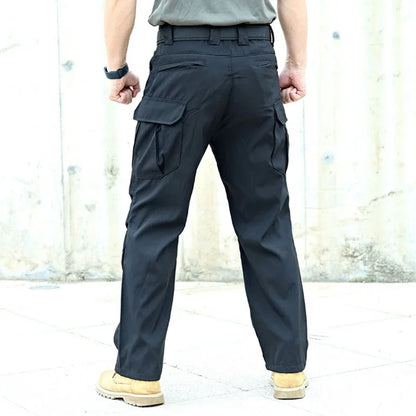 Casual Man Pants Multi-Pocket Tactical Cargo Pants Wear-resistant Combat Men's Cargo Pants Hiking Joggers Trousers