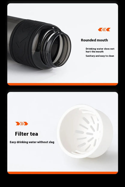 Sports Water Cup  Summer New Product: Large-Capacity Sports Water Cup  Student Straw Cup  One-Click Pop-Up Lid Plastic Cup