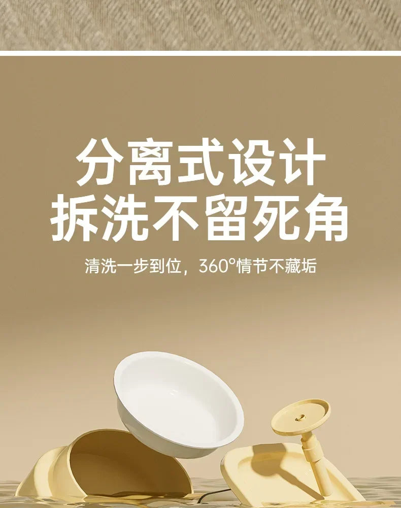 2 In 1 Pets Water Fountain Auto Filter USB Electric Mute Cat Drinker Bowl Pet Feeder Recirculate Filtring Drinker For Cats Water