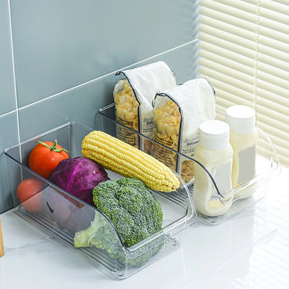 Clear Refrigerator Bins for Organized Pantry Storage Versatile And Durable Fridge Can Organizer And Food Storage Box
