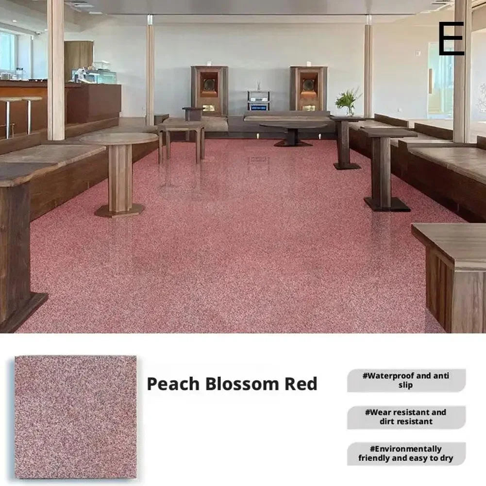 High-Gloss Marble Effect Epoxy Floor Coating, Louis Floor Floor Paint, Paint, Forest Epoxy Paint, Floor Garage Waterproof P1W1