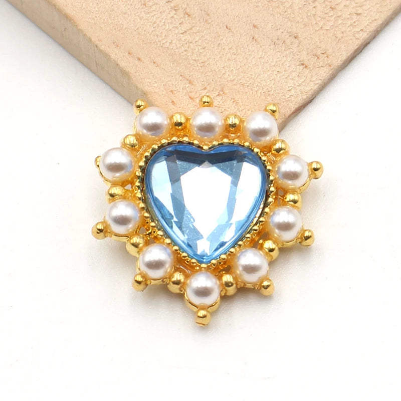 23MM fashion pearl and peach alloy accessories Diy wedding dress hair accessories invitation jewelry decorative accessories