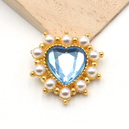 23MM fashion pearl and peach alloy accessories Diy wedding dress hair accessories invitation jewelry decorative accessories