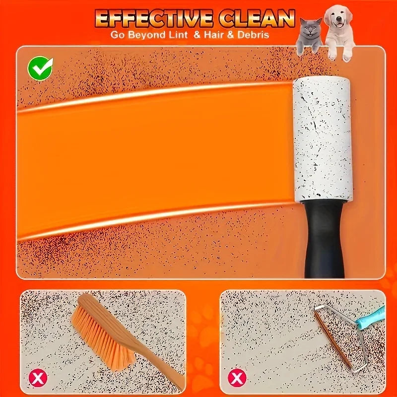 Ultra Sticky Lint Roller for Eliminating Pet Fur-Ideal for Furniture,Clothing &Carpets|Tool for Cleaning Pet Hair Hair Adhesive