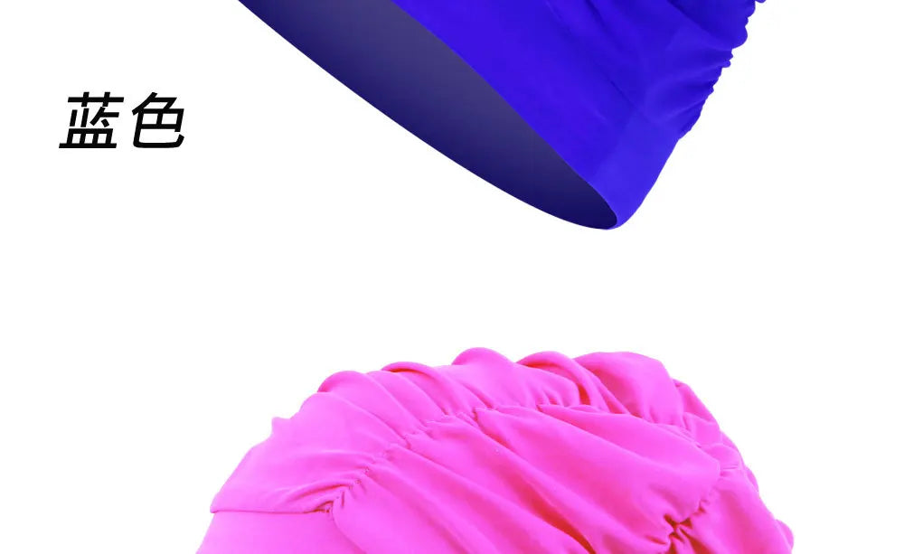 Swimming Caps Women Breathable Long Hair Swim Caps for Women Enlarged Swimming Hats Wholesale  Swimming Pool Accessories