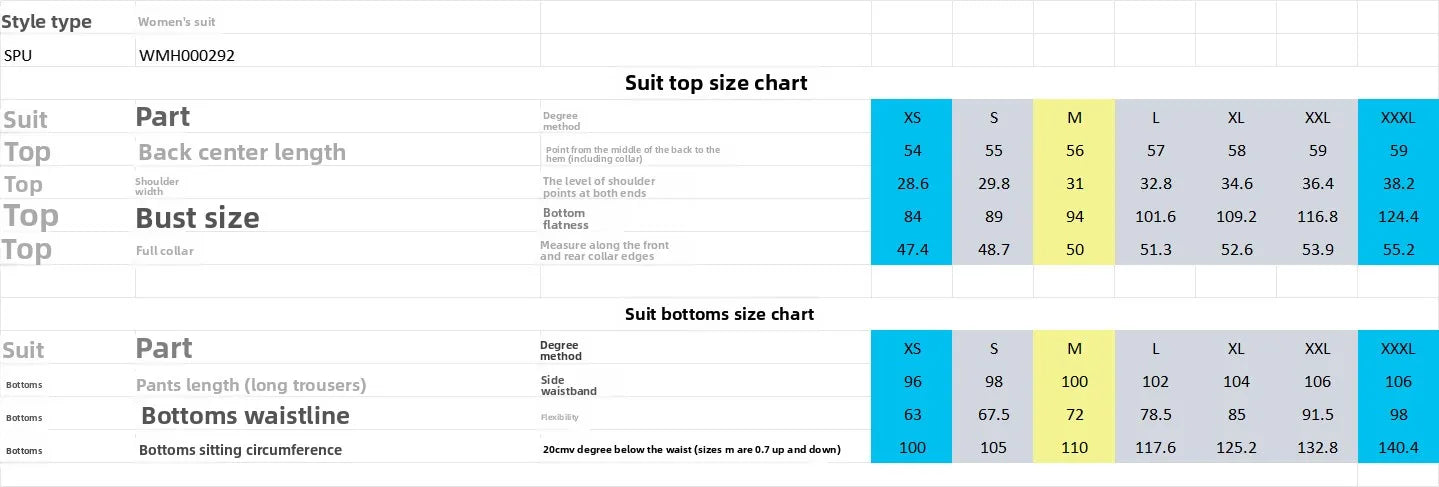 Women's Home Wear Suits Spring and Autumn Vest Top Trousers Two-piece Suit Waffle Pajamas Two-piece Suit