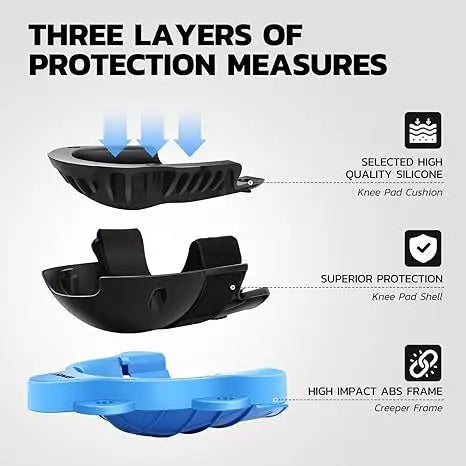 Multifunctional Pulley Knee Pads, Car Kneeling Pads, Universal Wheel Kneeling Pads, Work Knee Pads Knee Protection Device