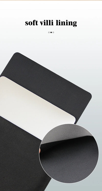 Laptop Bag, 13/13.3/14/15/15.4/15.6/16 Inch, Notebook Computer Mouse Pad, Pu Leather Bladder Bag, Computer Bag Accessories