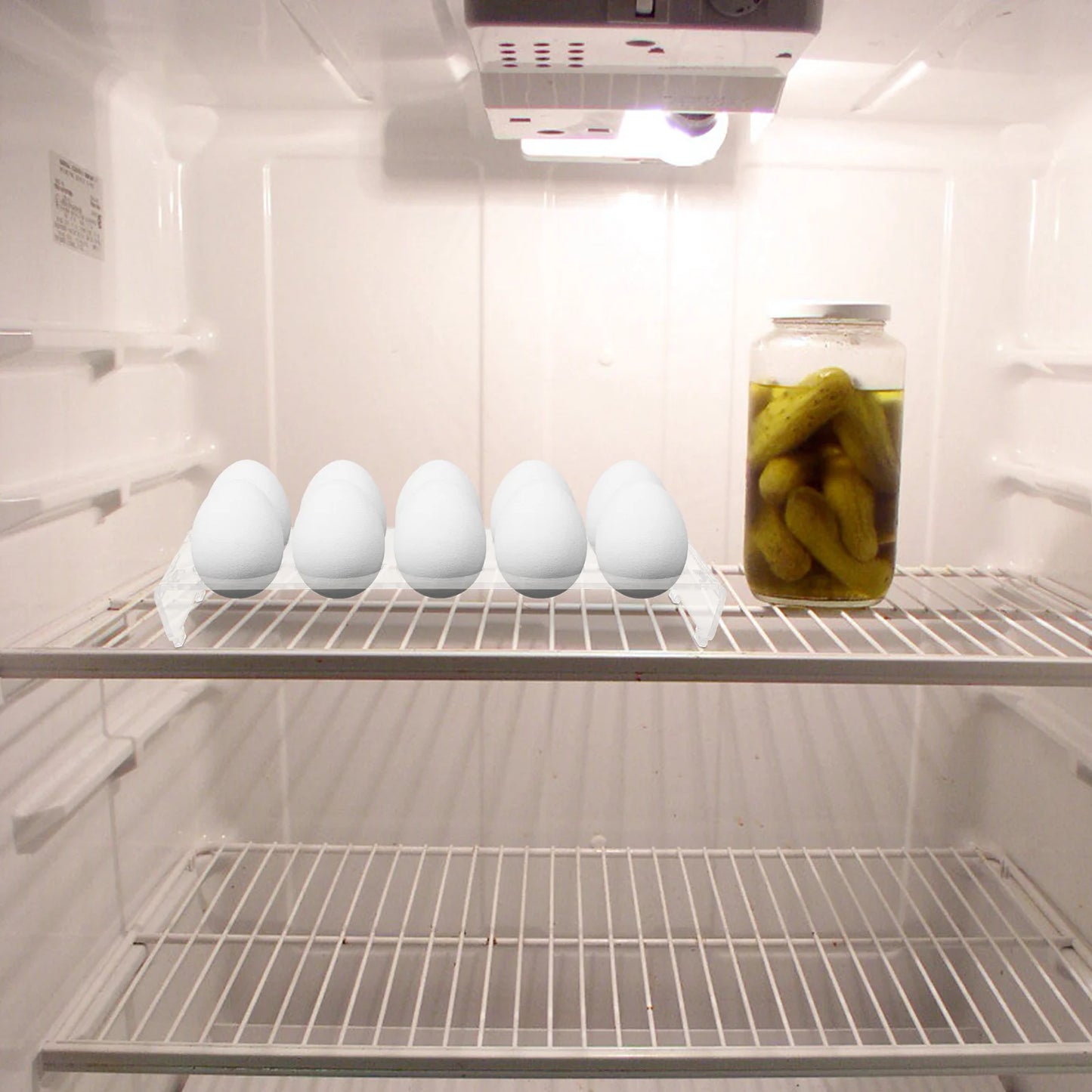 Egg Kitchen Organizers And Storage Carrier Dispenser For Refrigerator Fridge Bin