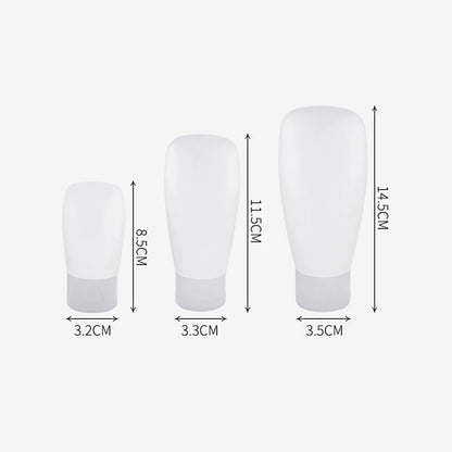 4Pcs 100ml Portable Leak Proof Storage Bottles Set Refillable Travel Makeup Dispensers Eco Friendly Mini Sanitizing Gel