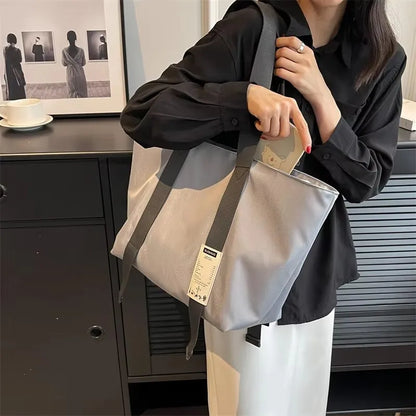Oversized Tote Bags For Women 2023 Designer Luxury Shoulder Bag Quality Oxford Fabric Multi Pockets Large Capacity Shopper Totes