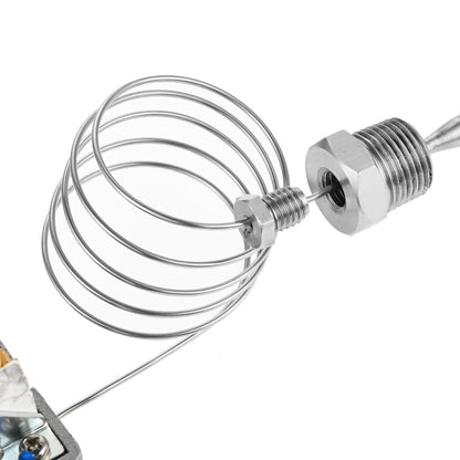 232℃ /450℉ Thermostat High Limit Safety Fryer Switch For 3/8 "-18 NPT 1177 Gas Fryer High Limit Safety Deep Fryer Thermostats
