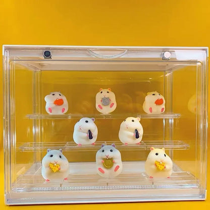 Home Decoration Cute Hatted Coin Hamster Luxury Home Decor For Car Interior Hanging Home Accessories Pendant desk decoration