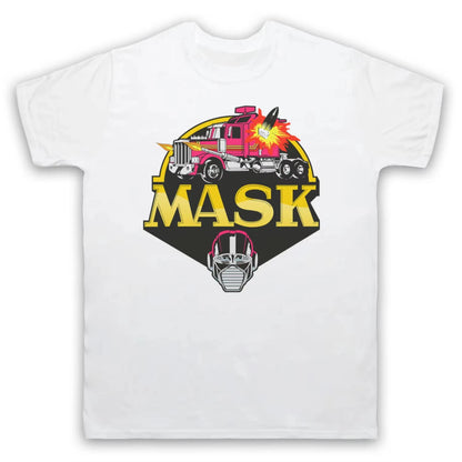 2025 T-shirts Are Selling Well in Summer M.A.S.K. MASK 80'S CARTOON LOGO ANIMATION Animated Peripheral T-shirt Women Men Fashion