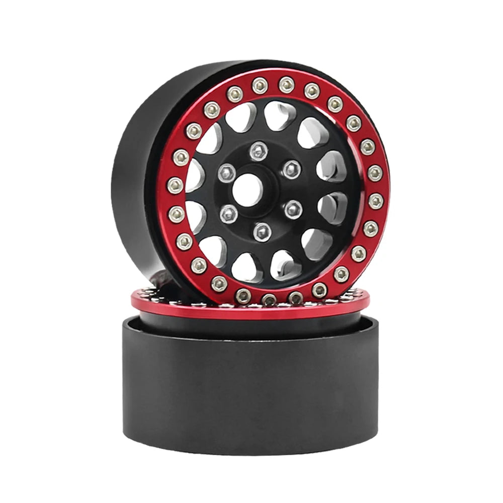 Metal 1.9 Beadlock Wheel Rim Hub for 1/10 Hsp Redcat Rc4wd WRAITH Tamiya Axial SCX10 D90 HPI RC Car Spare Part